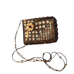 Jamaica Elegant Brown Beaded Women's Bag